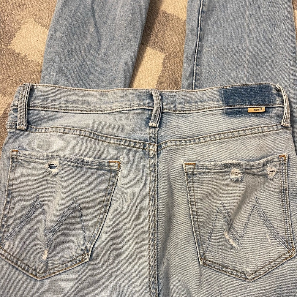 Mother the huffy skimp jeans